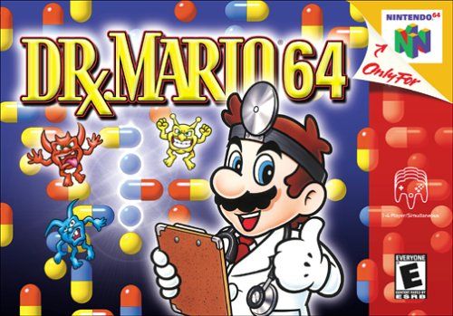 Dr. Mario 64 (2001) Nintendo 64 box cover art - MobyGames