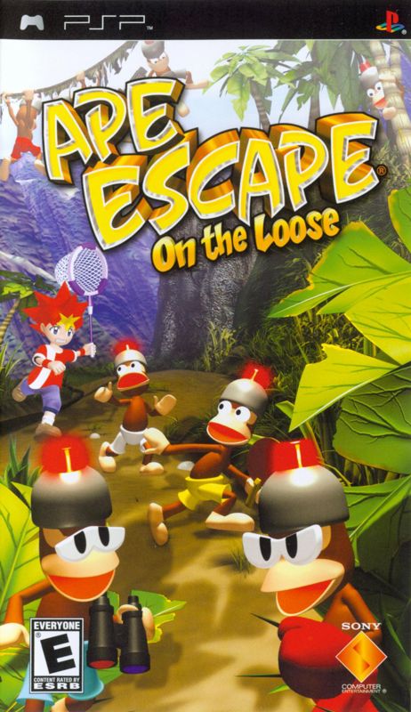 Ape Escape: On the Loose PSP Front Cover