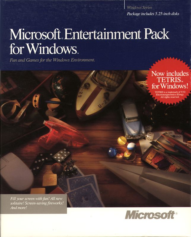 Microsoft Entertainment Pack for Windows Windows 3.x Front Cover