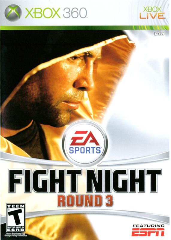 Fight Night Round 3 Xbox 360 Front Cover