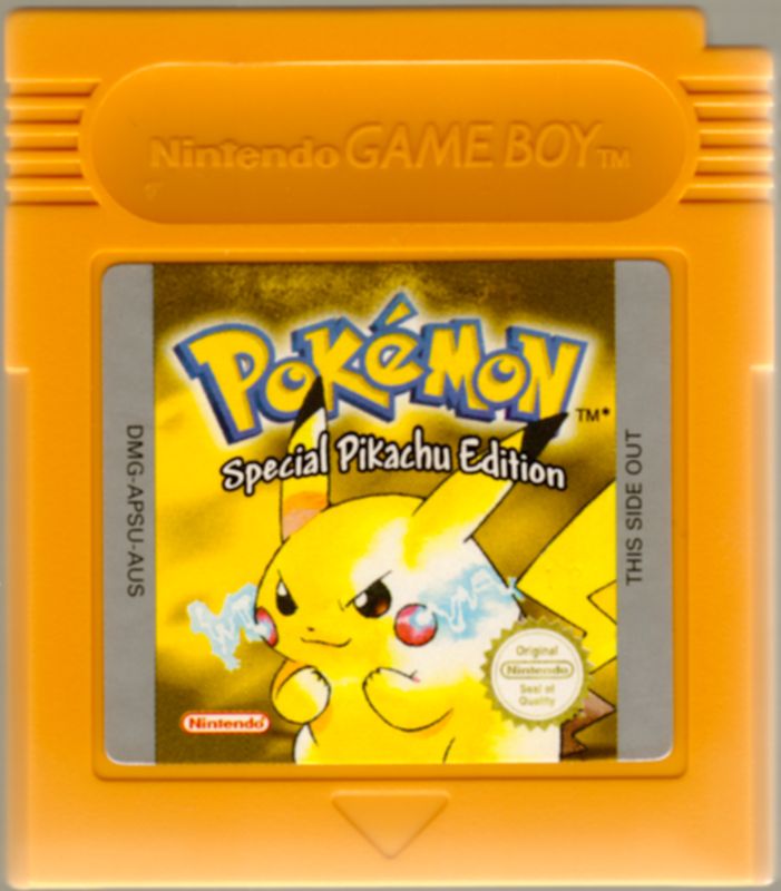 Pokémon Yellow Version Special Pikachu Edition 1998 Game