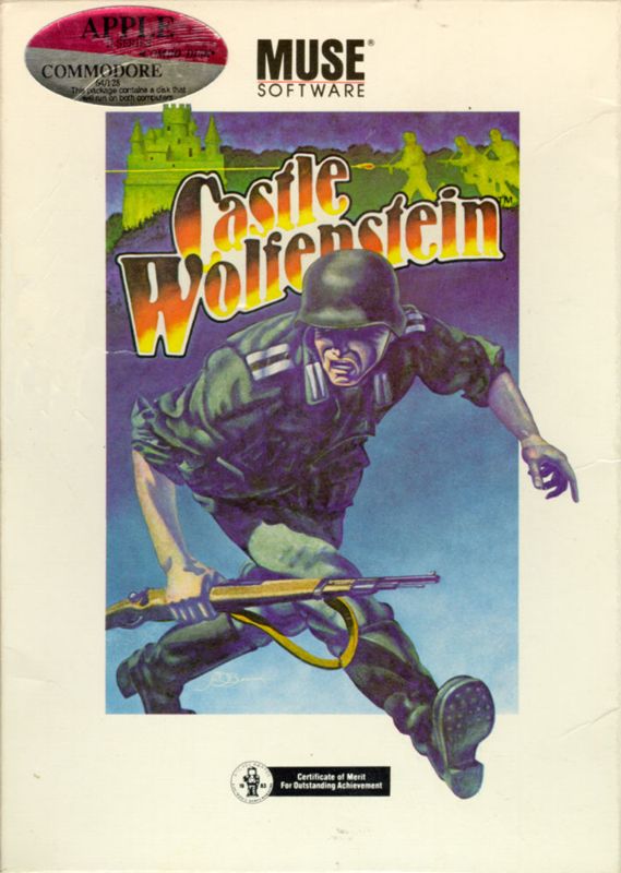 Castle Wolfenstein Apple II Front Cover