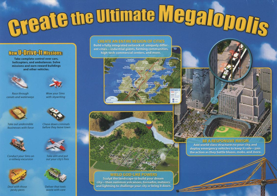 SimCity 4: Deluxe Edition Windows Inside Cover Top