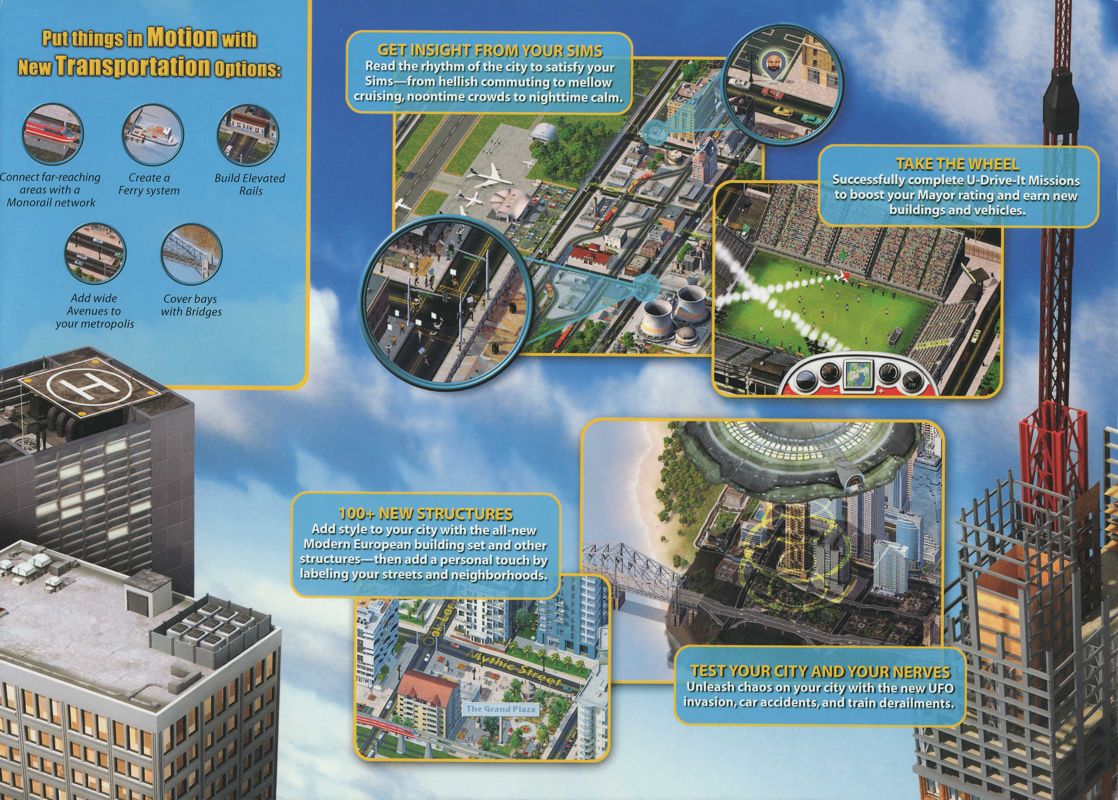 SimCity 4: Deluxe Edition Windows Inside Cover Bottom