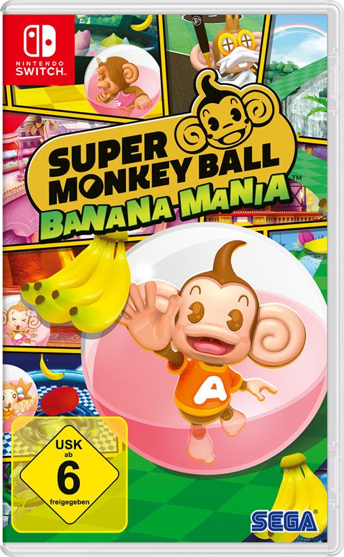 Super Monkey Ball: Banana Mania (2021) box cover art - MobyGames