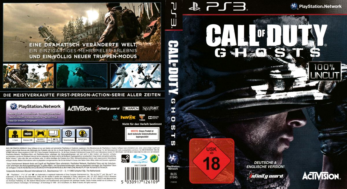 cod ghost ps3