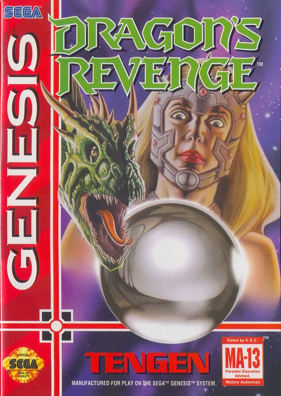 Dragon&#x27;s Revenge Genesis Front Cover