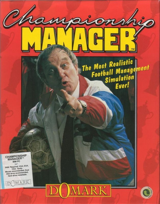 Championship Manager DOS Front Cover