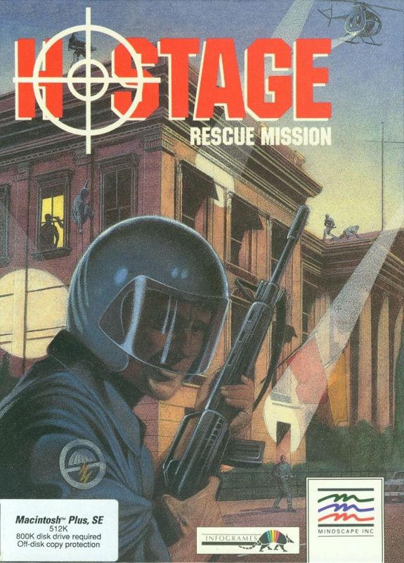 Hostage: Rescue Mission Macintosh Front Cover
