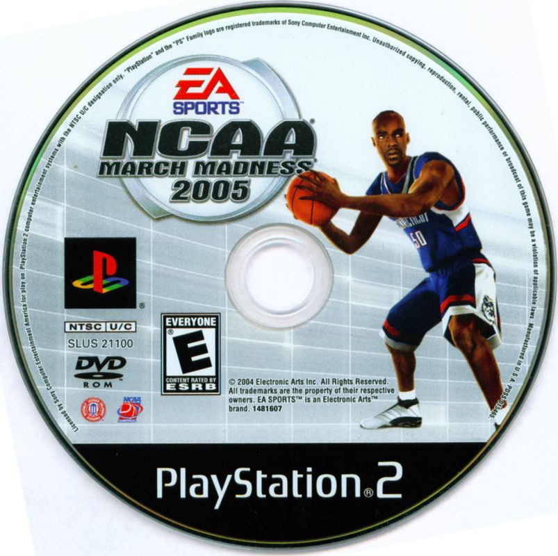 NCAA March Madness 2005 (2004) PlayStation 2 box cover art - MobyGames