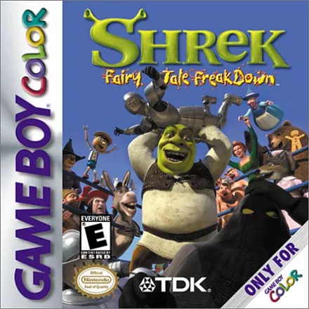 Shrek: Fairy Tale Freakdown Game Boy Color Front Cover