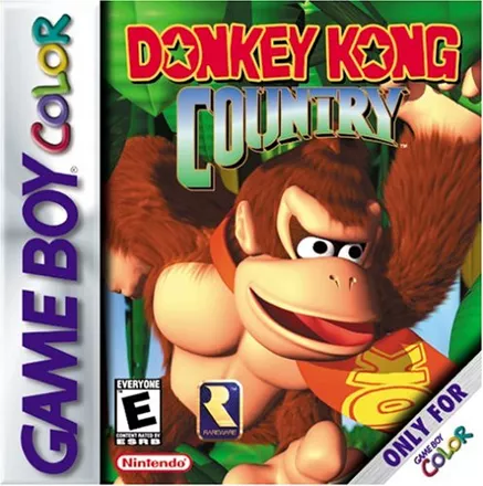Donkey Kong Country Game Boy Color Front Cover