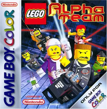 LEGO Alpha Team Game Boy Color Front Cover