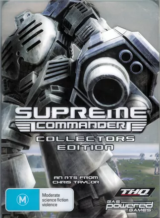 Supreme Commander (Collector&#x27;s Edition) Windows Front Cover with plastic slip cover