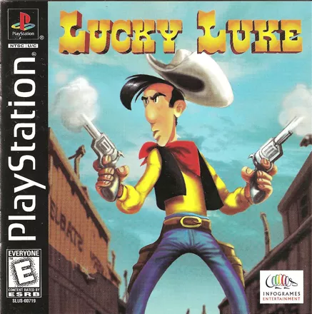 Lucky Luke PlayStation Front Cover