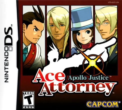 Apollo Justice: Ace Attorney Nintendo DS Front Cover