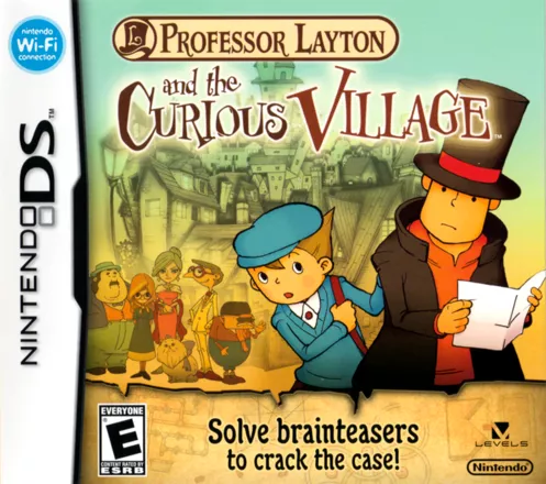 Professor Layton and the Curious Village Nintendo DS Front Cover
