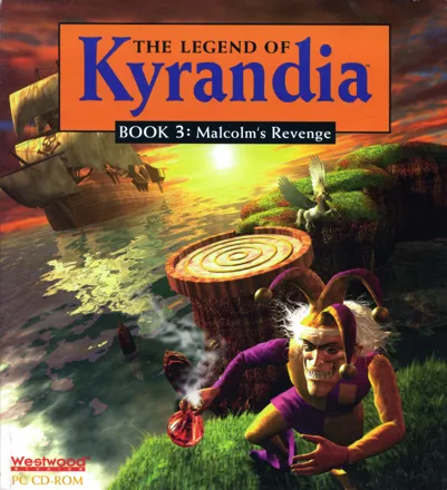 The Legend of Kyrandia: Book 3 - Malcolm&#x27;s Revenge DOS Front Cover