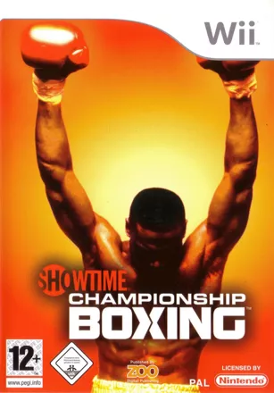 Showtime Championship Boxing Wii Front Cover