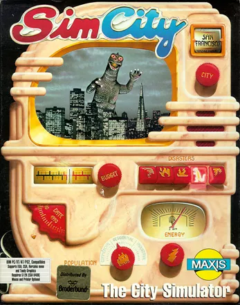 SimCity DOS Front Cover