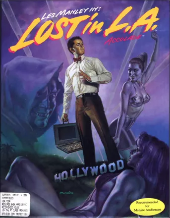 Les Manley in: Lost in L.A. DOS Front Cover