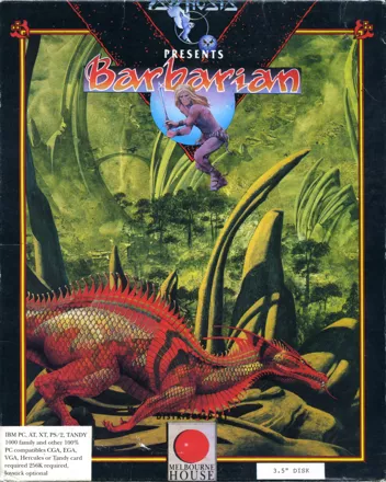 Barbarian DOS Front Cover