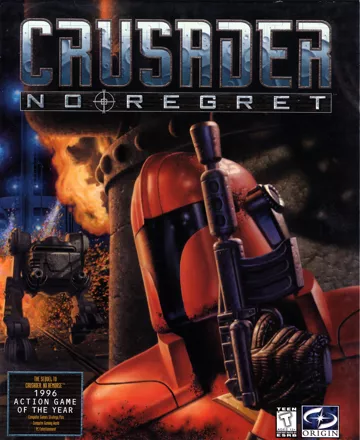 Crusader: No Regret DOS Front Cover