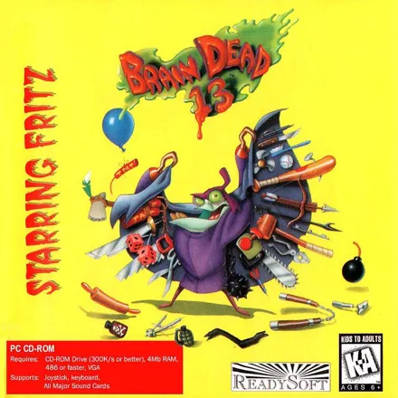 Brain Dead 13 DOS Front Cover