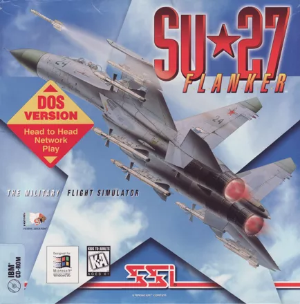 Su-27 Flanker DOS Front Cover
