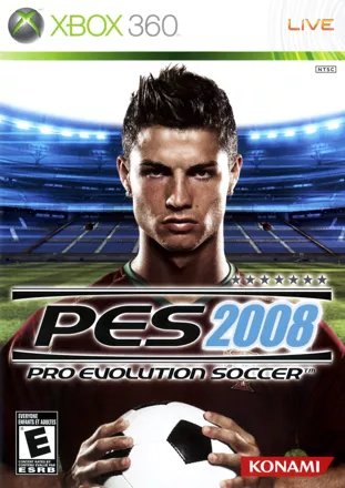 PES 2008: Pro Evolution Soccer Xbox 360 Front Cover