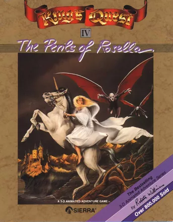 King&#x27;s Quest IV: The Perils of Rosella DOS Front Cover
