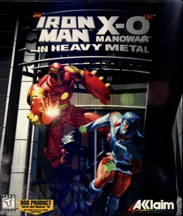 Iron Man / X-O Manowar in Heavy Metal DOS Front Cover