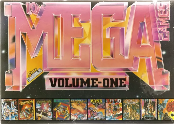 10 Mega Games Volume One Commodore 64 Front Cover