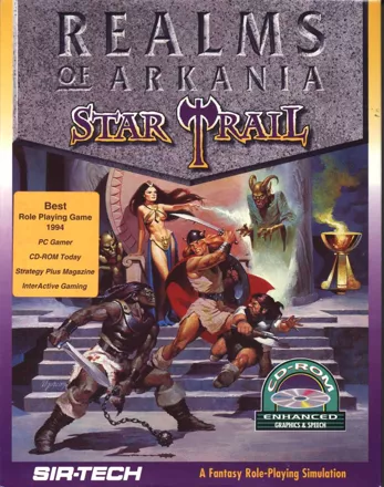 Realms of Arkania: Star Trail DOS Front Cover