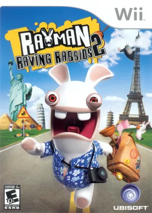 Rayman: Raving Rabbids 2 Wii Front Cover
