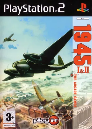 1945 I &#x26; II: The Arcade Games PlayStation 2 Front Cover