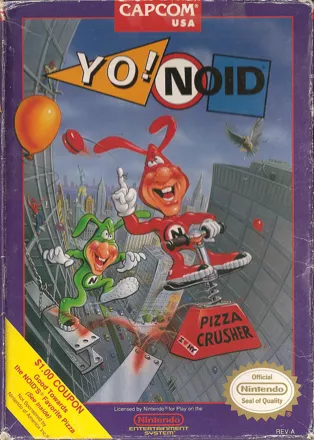 Yo! Noid NES Front Cover