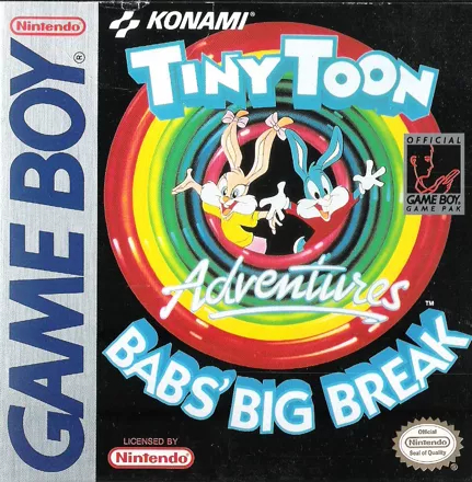 Tiny Toon Adventures: Babs&#x27; Big Break Game Boy Front Cover