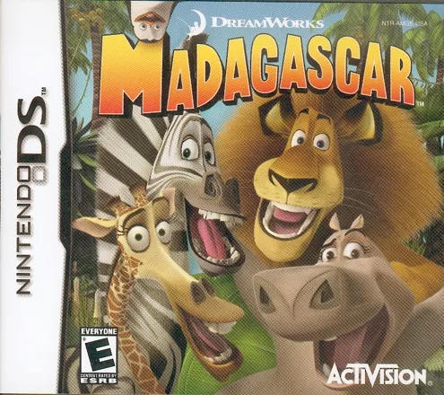 Madagascar Nintendo DS Front Cover