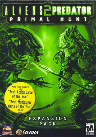 Aliens Versus Predator 2: Primal Hunt Windows Front Cover