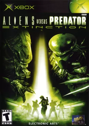 Aliens Versus Predator: Extinction Xbox Front Cover