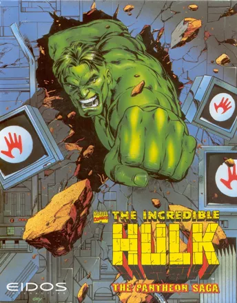 The Incredible Hulk: The Pantheon Saga DOS Front Cover
