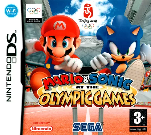 Mario &#x26; Sonic at the Olympic Games Nintendo DS Front Cover
