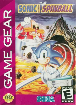 Sonic the Hedgehog: Spinball Game Gear Front Cover
