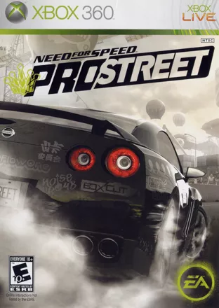 Need for Speed: ProStreet Xbox 360 Front Cover
