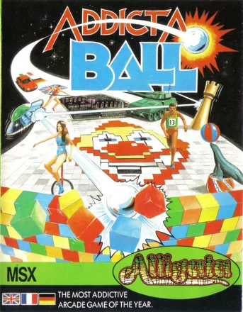 Addicta Ball MSX Front Cover