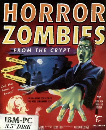 Horror Zombies from the Crypt DOS Front Cover