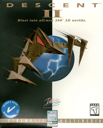 Descent II DOS Front Cover