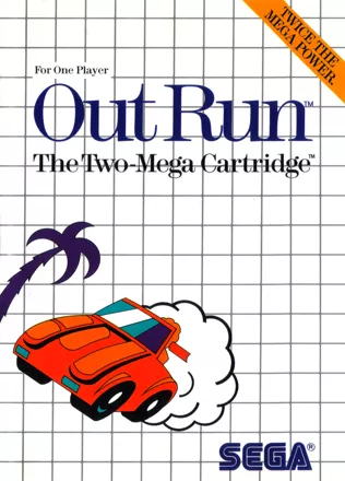 OutRun SEGA Master System Front Cover