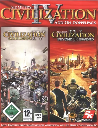 Sid Meier&#x27;s Civilization IV Add-On-Doppelpack Windows Front Cover
